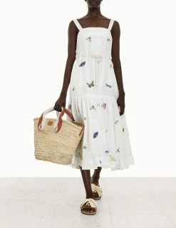 Jeannie Drop Waist Midi Dress -Anneke shop unnamed file 860