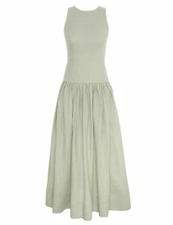 Jeannie Halter Midi Dress