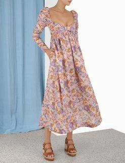 Violet Twist Front Midi Dress -Anneke shop unnamed file 899