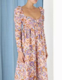 Violet Twist Front Midi Dress -Anneke shop unnamed file 901