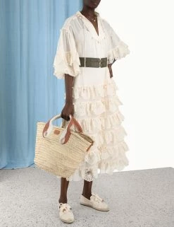 Lyre Trim Tiered Dress 10 Lyre Trim Tiered Dress -Anneke shop unnamed file 923