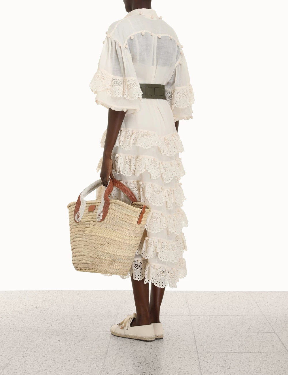 Lyre Trim Tiered Dress 6 Lyre Trim Tiered Dress - Image 4