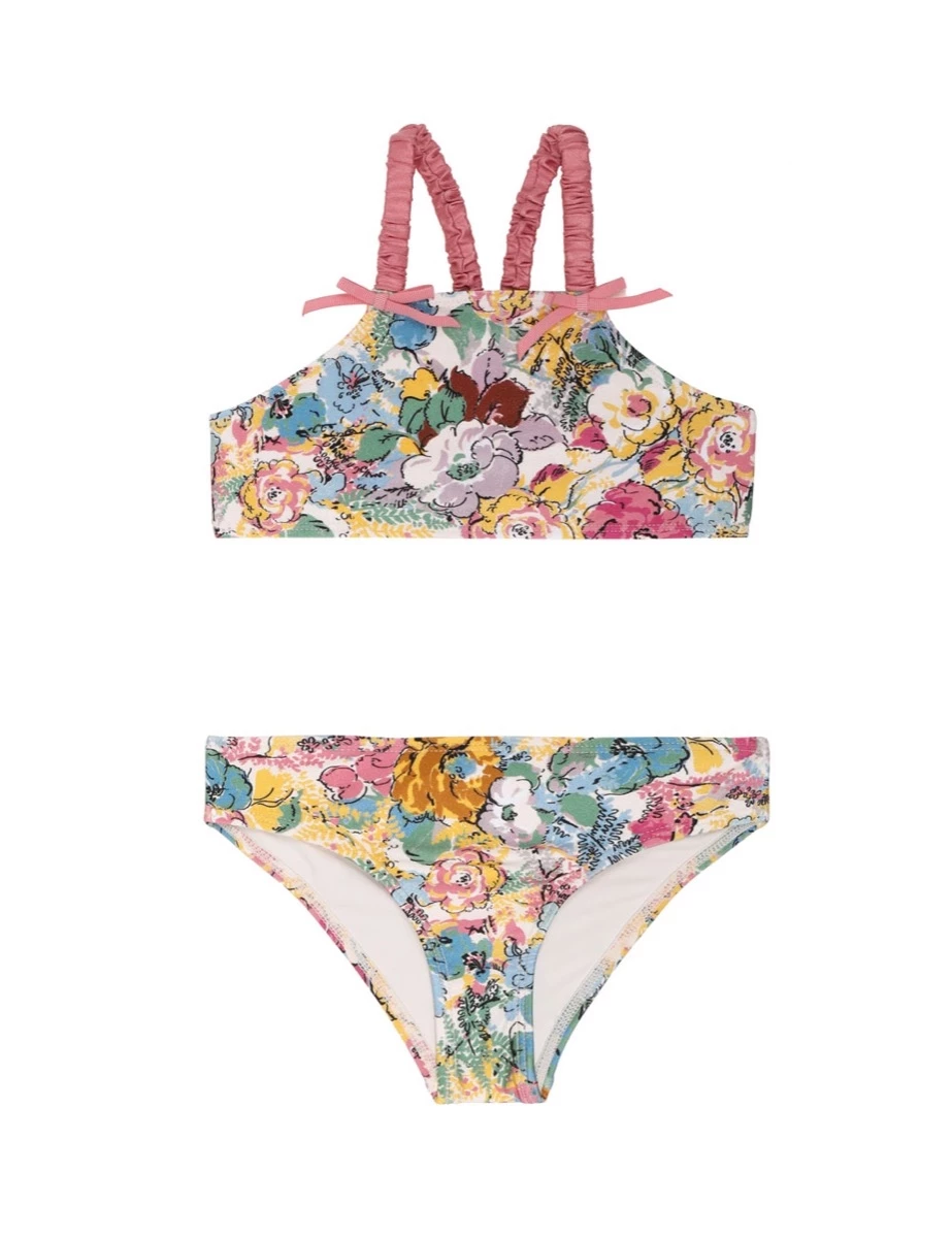 Clover Gathered Strap Bikini 3 Clover Gathered Strap Bikini